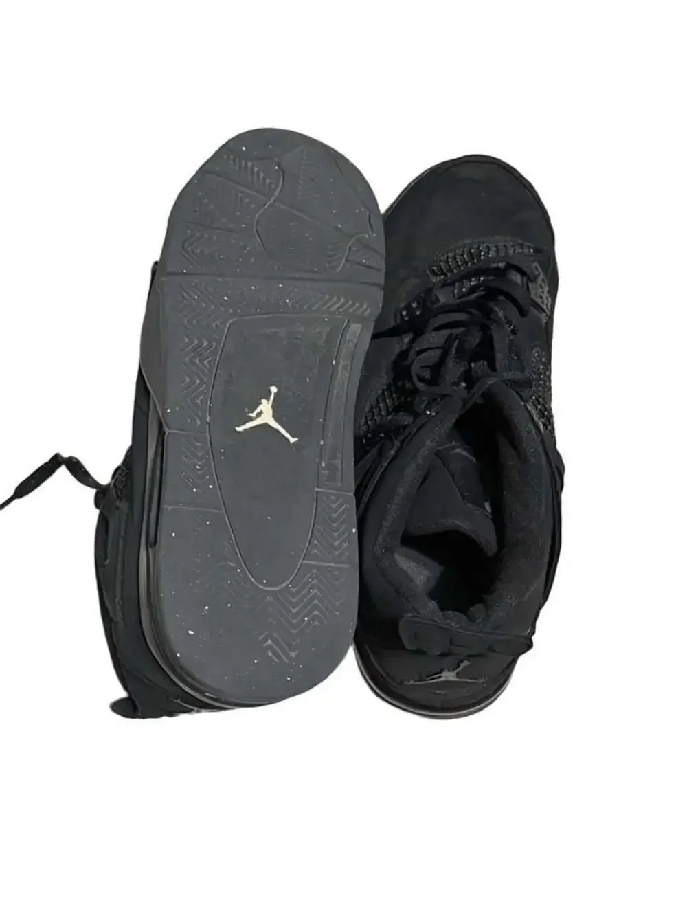 Y2K Air Jordan 4 Retro 'Black Cat' size 12